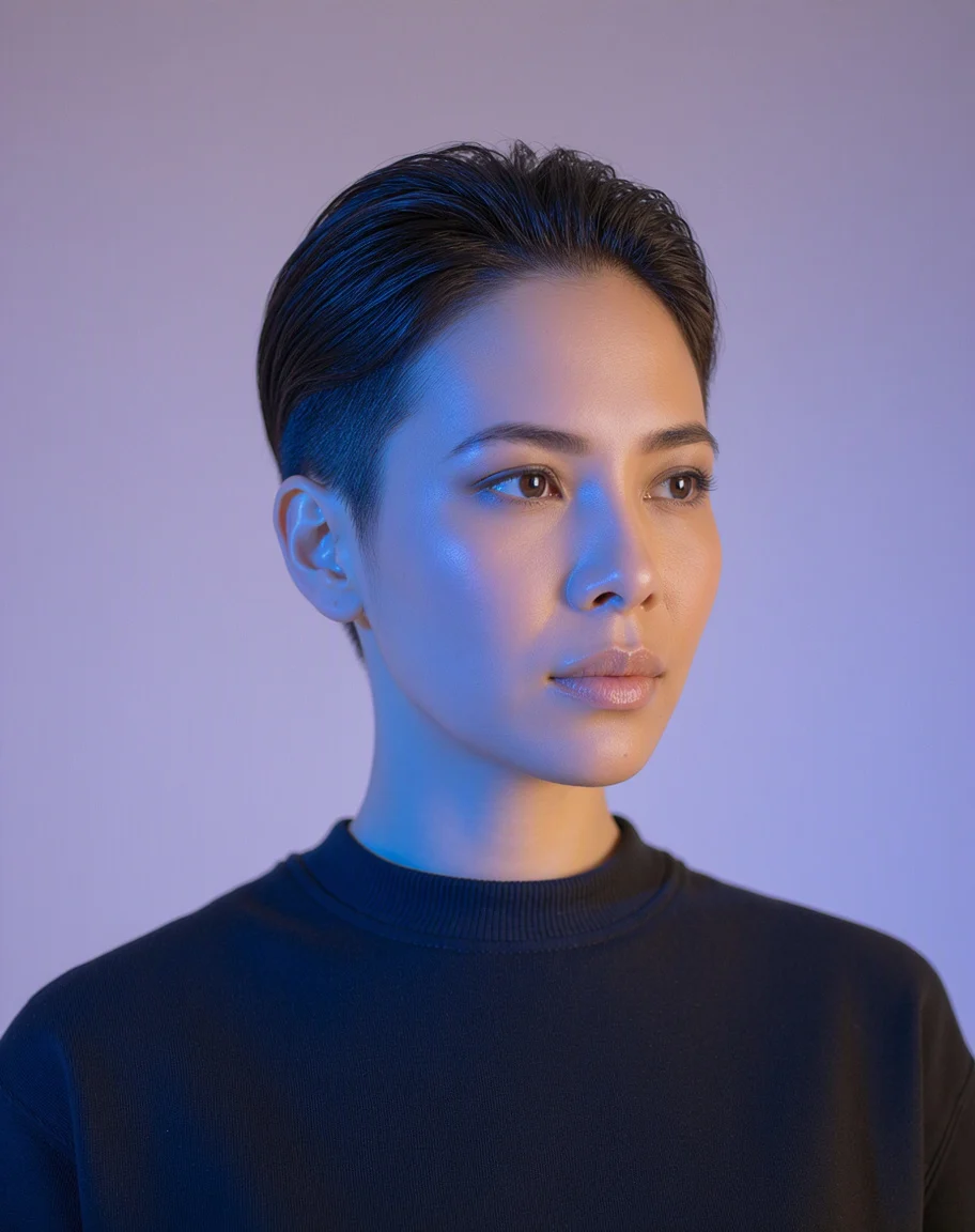 Sample right-angle portrait